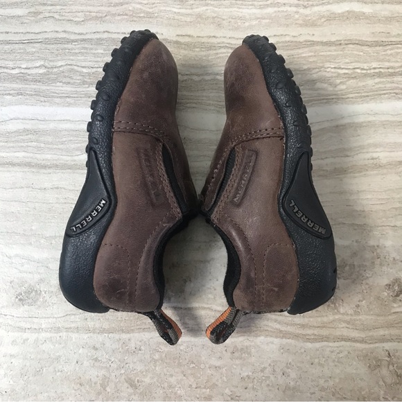 Merrell Toddler Jungle Moc Nubuck Dark Brown, Size 5.5. - Picture 4 of 7